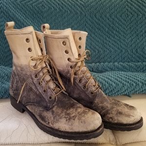 Frye Veronica Combat Boots